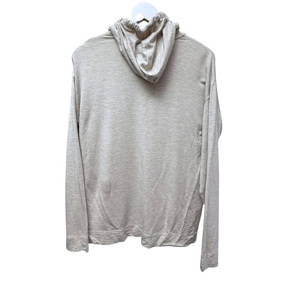 Vineyard Vines Hoodie Tee Small Oatmeal Beige Casual Womens Soft Top Preppy - Picture 2 of 8